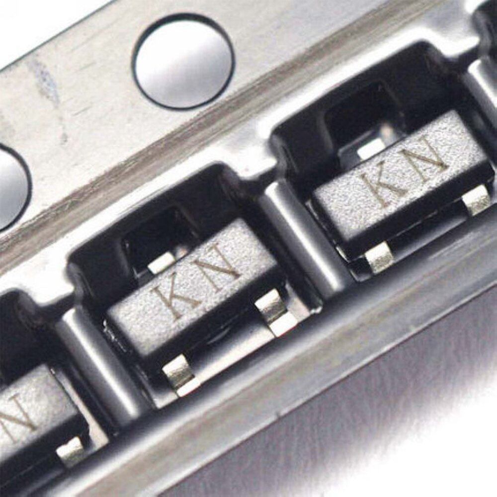 100pcs 2sk3018 30v 0.1a kn sot-23 n-channel mosfet smd transistor