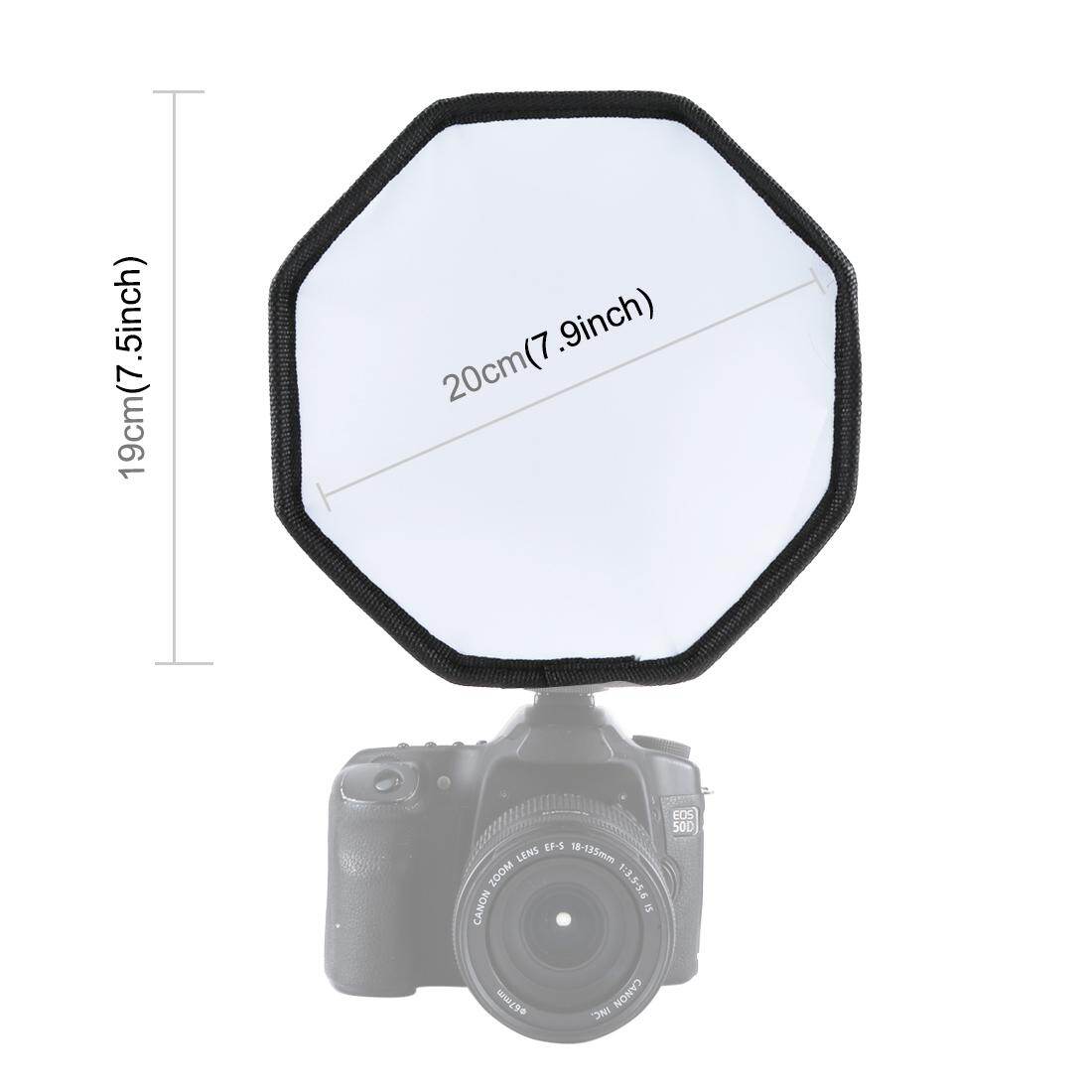 PULUZ 20cm Octangle Style Foldable Soft Flash Lighting Diffuser Softbox