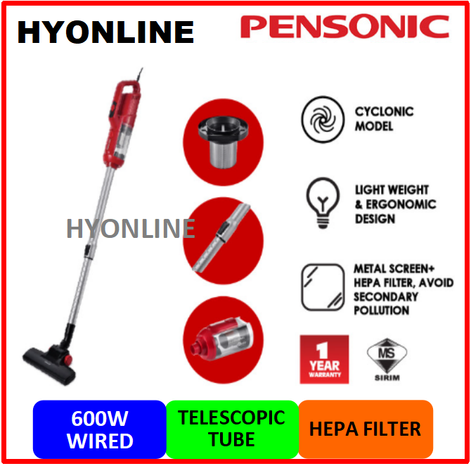 PVC1003H PENSONIC 2IN1 HANDHELD & STICK VACUUM CLEANER STICK