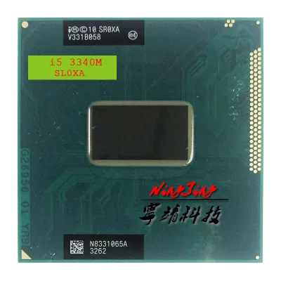 In Core i5-3340M i5 3340M SR0XA 2.7 GHz Dual-Core Quad-Thread CPU Processor 3M 35W Socket G2 rPGA988B
