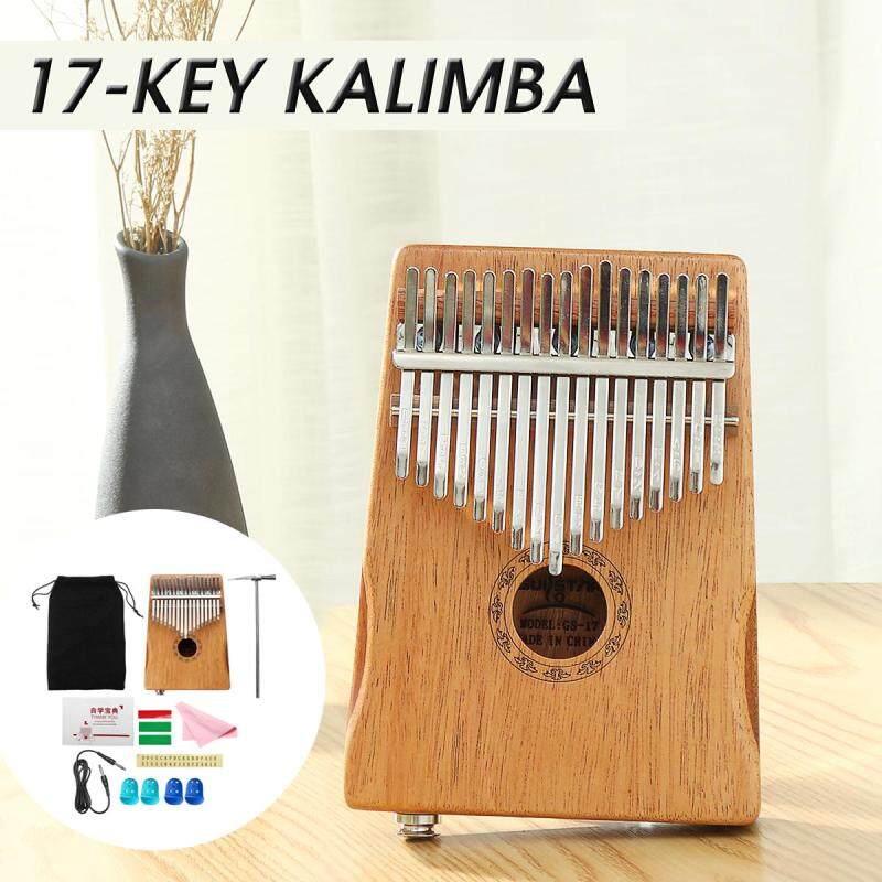 Muspor 17 Key EQ Kalimba Thumb Piano Acacia Electric Pickup Keyboard Instrument Malaysia