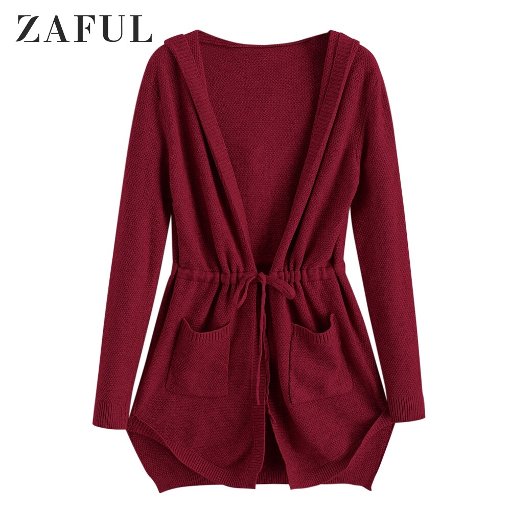 longline cardigan with pockets