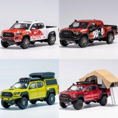 Gcd 1:64 TOYOTA tacoma Đỏ/Off-Road/Cắm trại phiên bản mô hình đúc Khuôn Xe