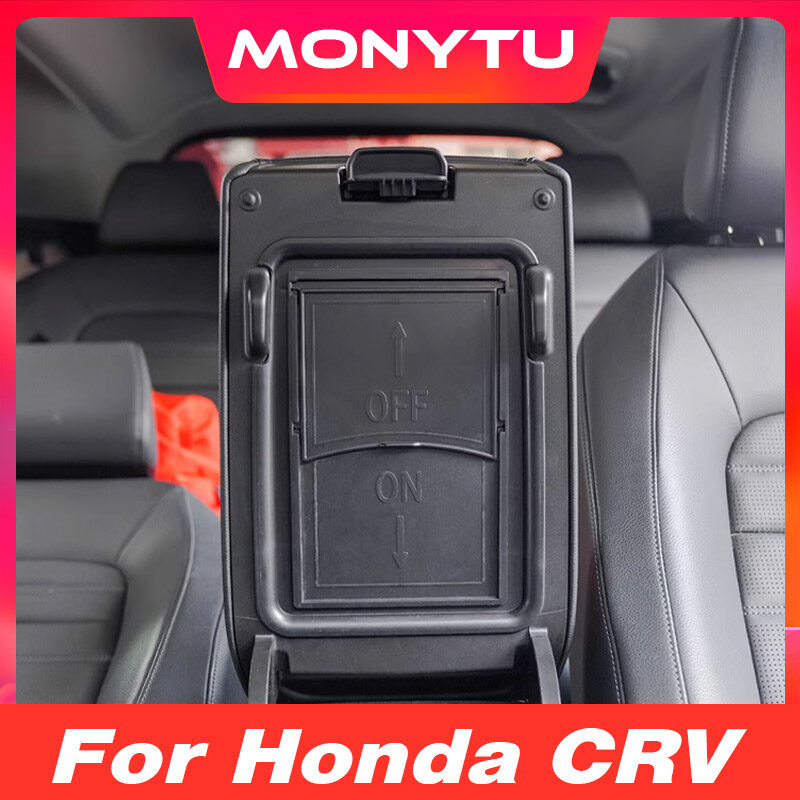 For Honda CRV CR-V 2023 2024 Car Armrest Hidden Storage Box Organizer Tray Interior Modification Product Accessories