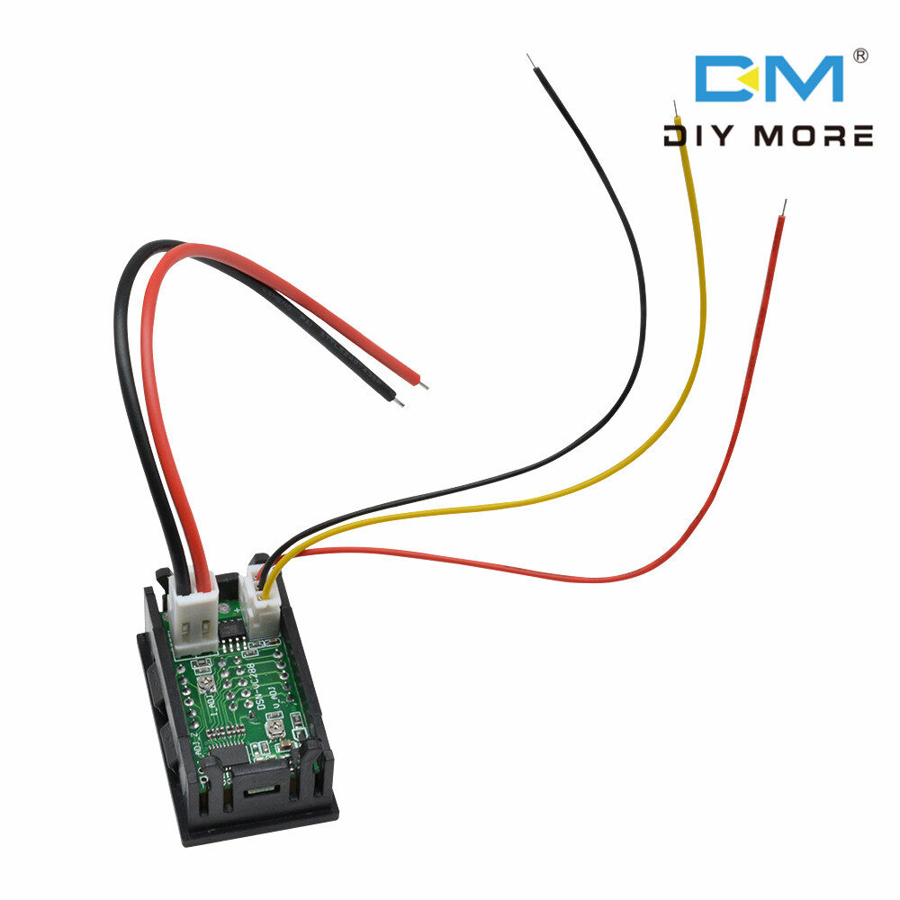 DC100V 50A Red Blue LED Amp Dual Digital Voltmeter Ammeter Volt Amp Meter Gauge