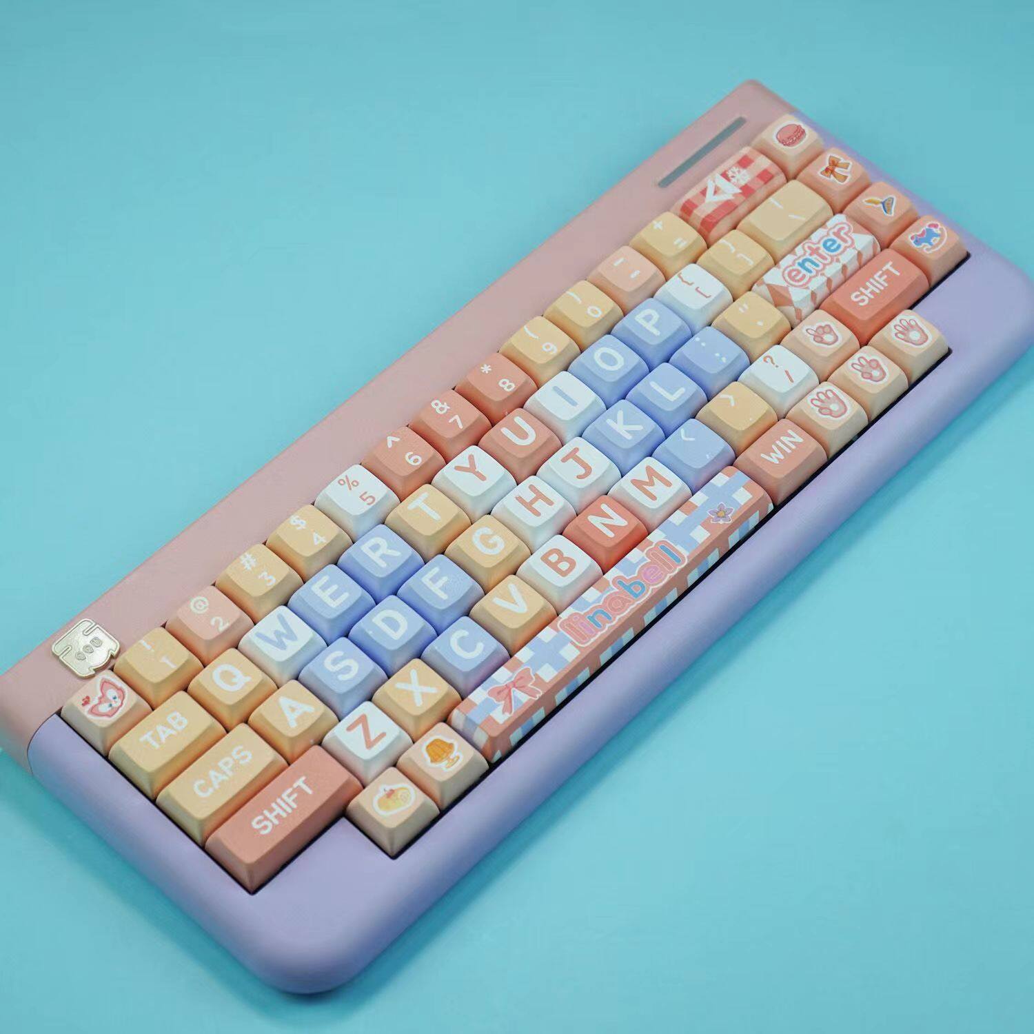 Linabell Theme Keycap 127 phím xda Profile PBT thăng hoa cho công tắc Cherry MX Bàn Phím Cơ RK61/Anne Pro 2/gk61