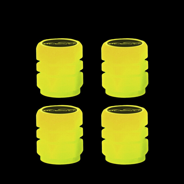 2022 Luminous Car Tire Valve Stem Caps Bolt-in Caps Car Truck Bicycle Wheel Tires Valves Tire Stem Air Caps 4pieces