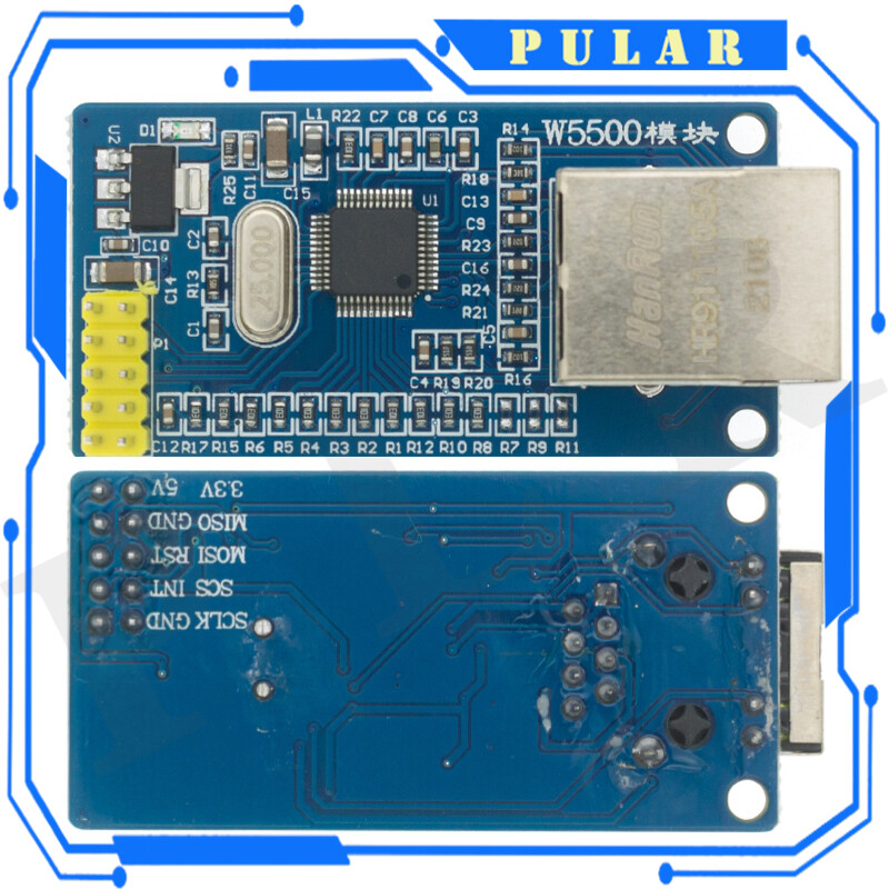 USR-ES1 w5500 mạng Ethernet Module phần cứng SPI để LAN/ Ethernet TCP / IP 51 / STM32 vi điều khiển chương trình trên w5100