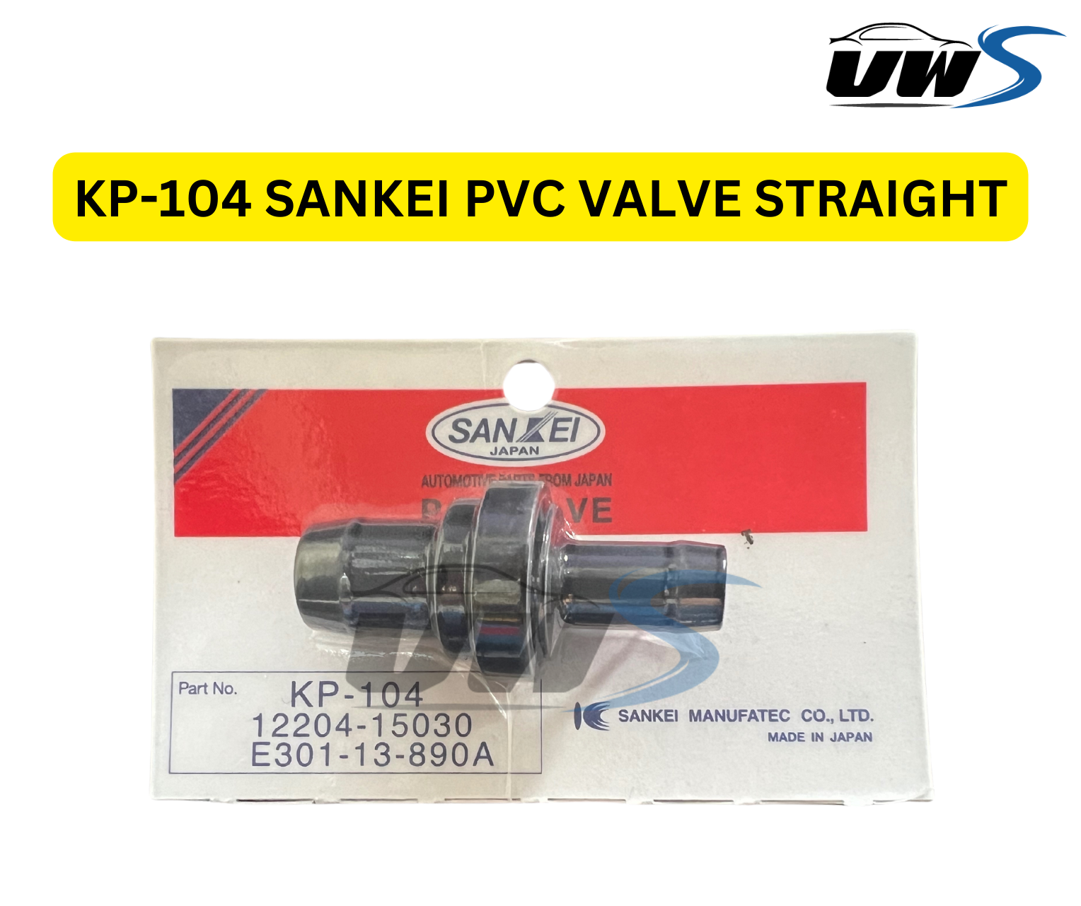 SANKEI PCV Valve Assembly – Direct Fit For Acura, Honda, Isuzu, Lexus, Toyota (1987-2005) – OEM 17130-PK1-003, Made In Japan