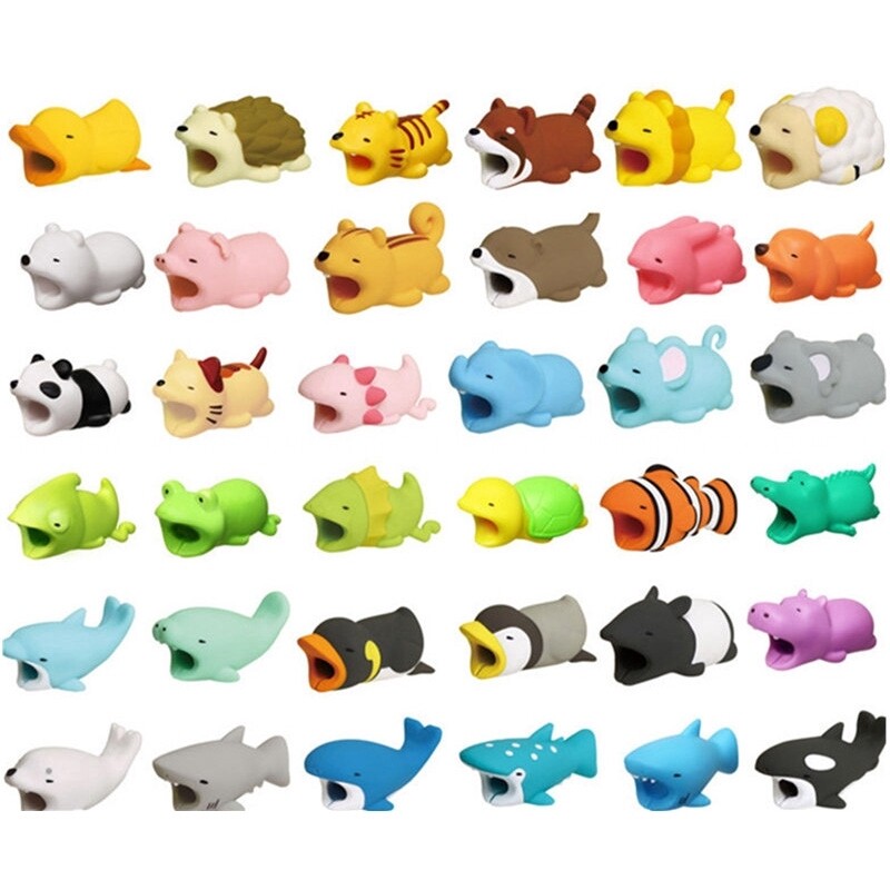 [CO CO] Cáp Dữ Liệu USB Cho Điện Thoại IPhone/Android Cáp Bảo Vệ Sạc Động Vật Cắn