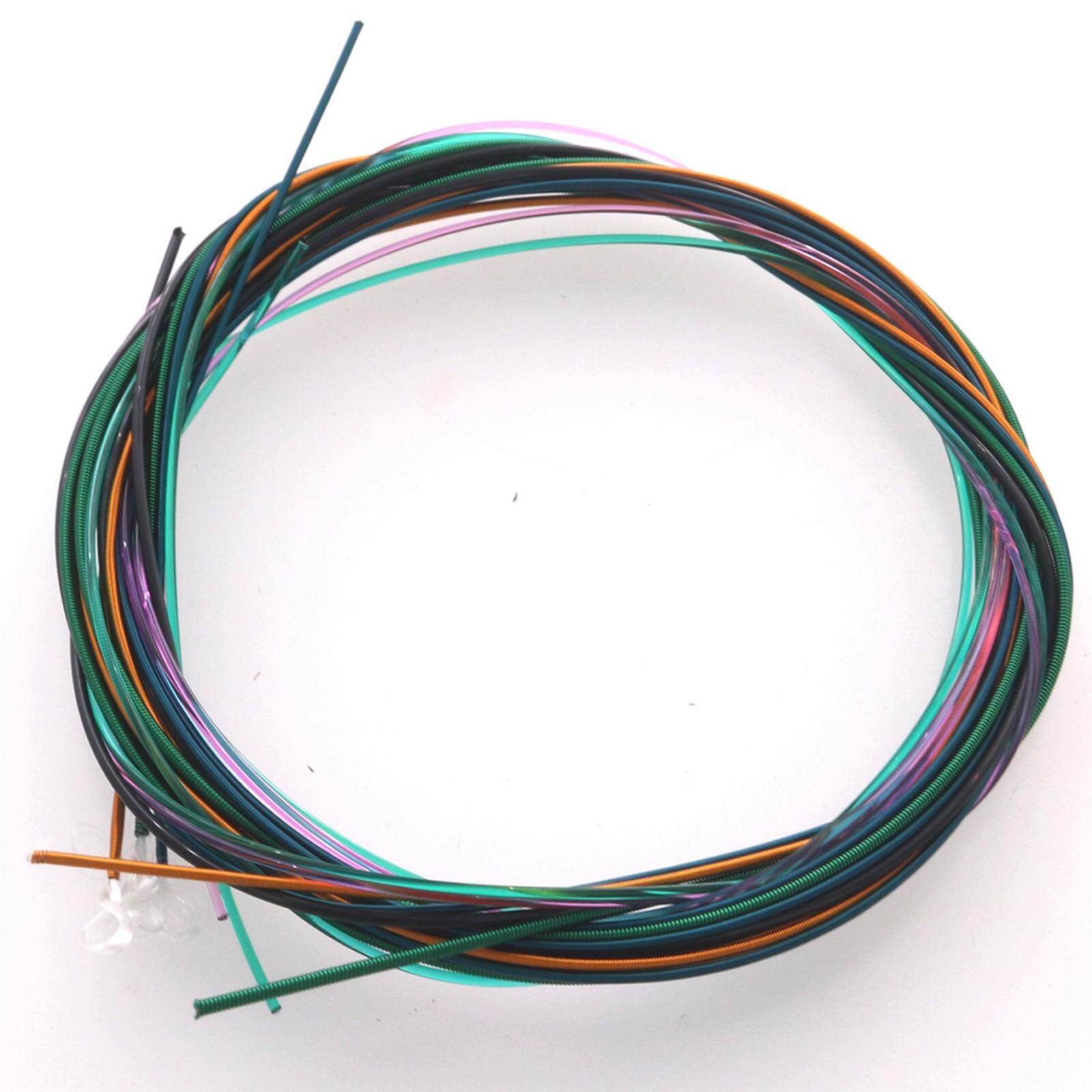 Baoblaze Colorful Guitar Strings, Light Tension Replace Old Broken for Acoustic Guitar Accs