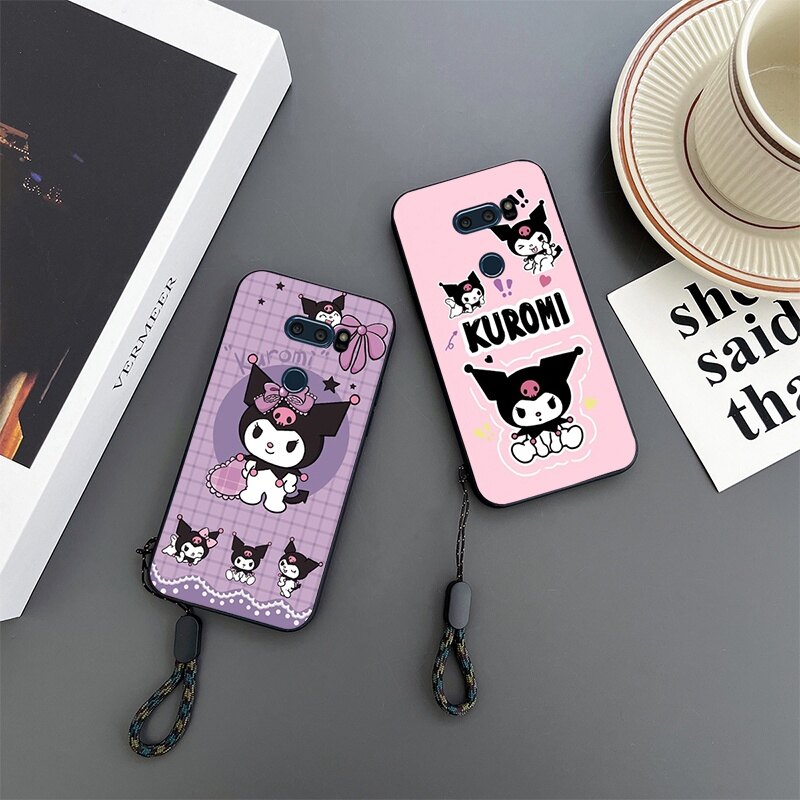LG V30 V30S V30+ V30 Plus V35 Casing Cute Kuromi Protective Phone Case