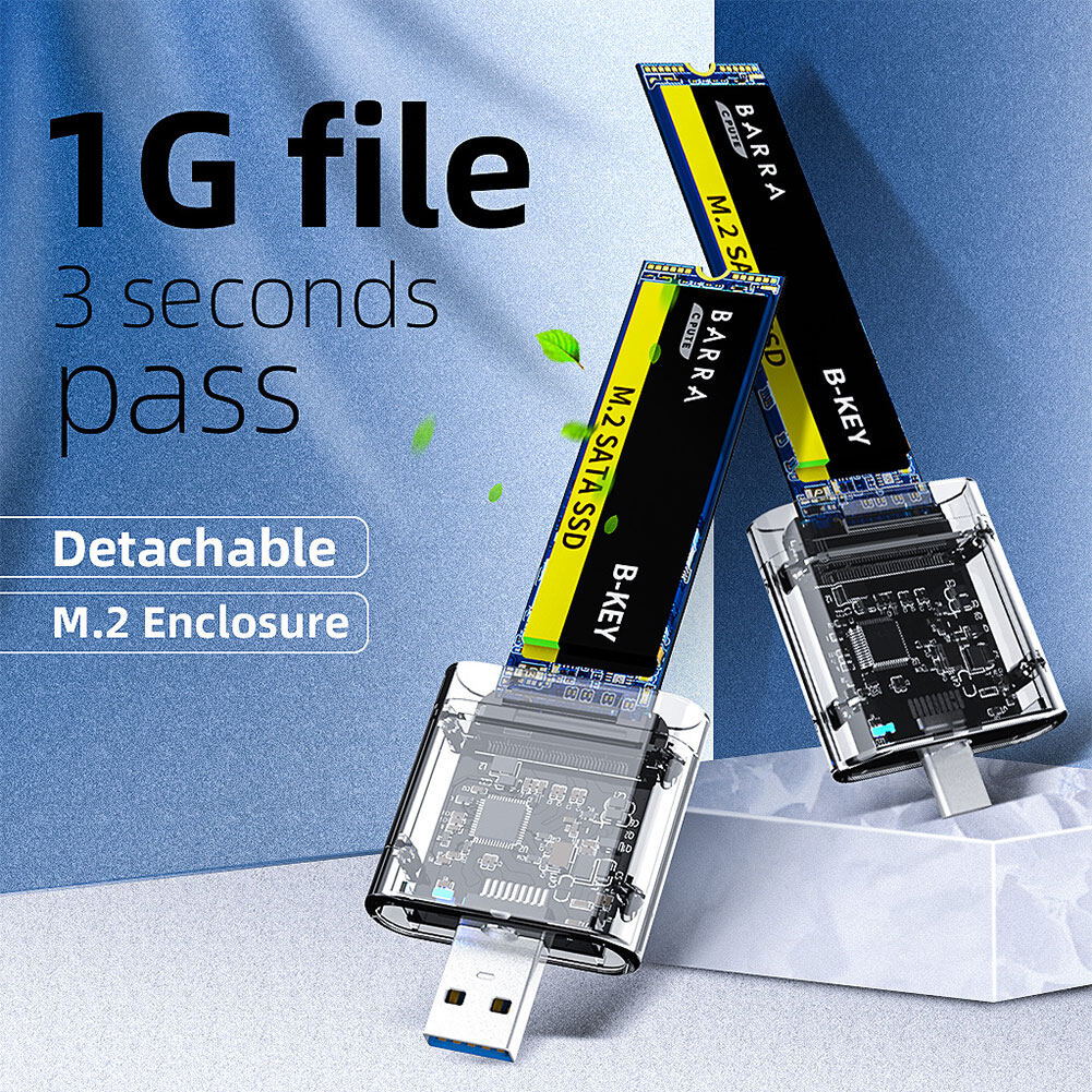 Hộp Đựng Ổ Cứng Gắn Ngoài Ổ Cứng SSD M2 M.2 Sang USB3.0 Gen 1 5Gbps SSD Cho SATA M.2