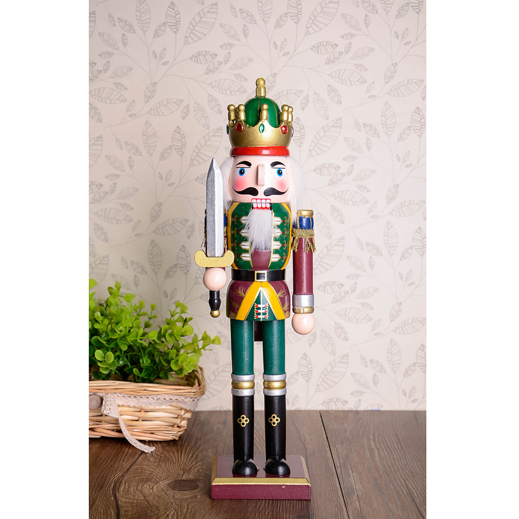 Blesiya 5x Wooden Nutcracker Soldier Figures Model Clockwork Music Box Puppet Doll