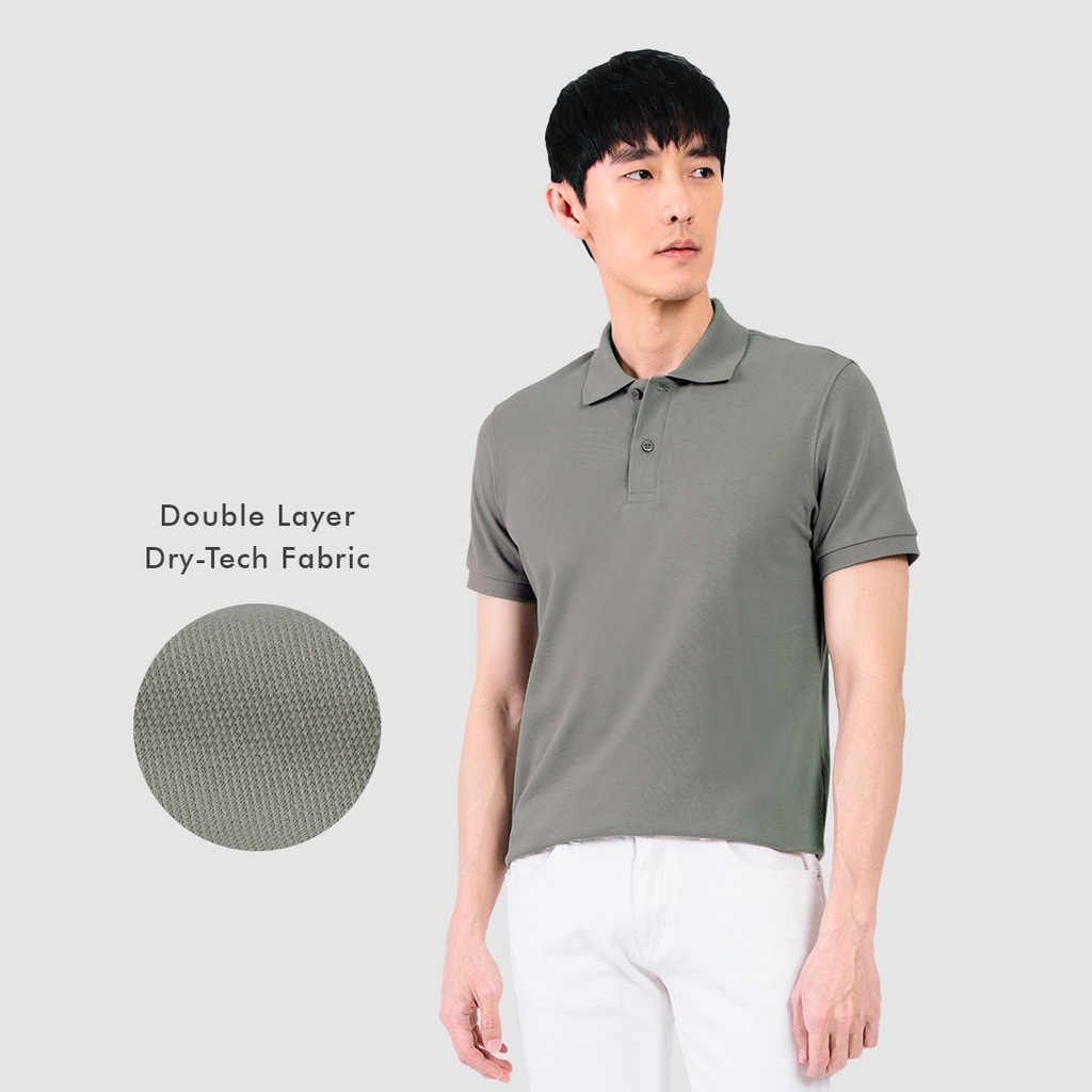Oxwhite Slim Fit Men Polo Tee (Basic 