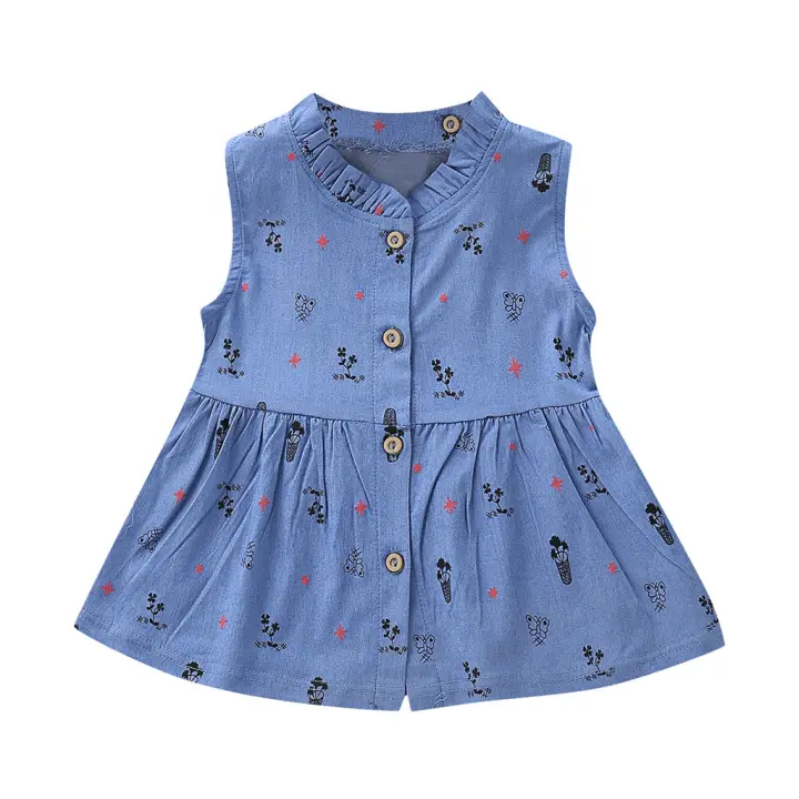 baby girl denim dress outfit