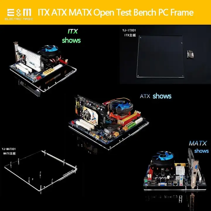 Diy Pc Overclock Test Bench Open Frame For Itx Matx Atx Computer