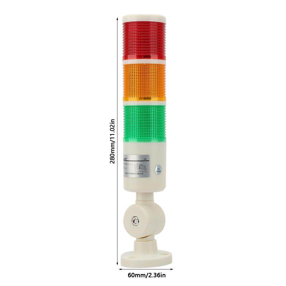 Industrial Warming Light 3-Layer LED Signal Tower Foldable Alarm Light 24VDC