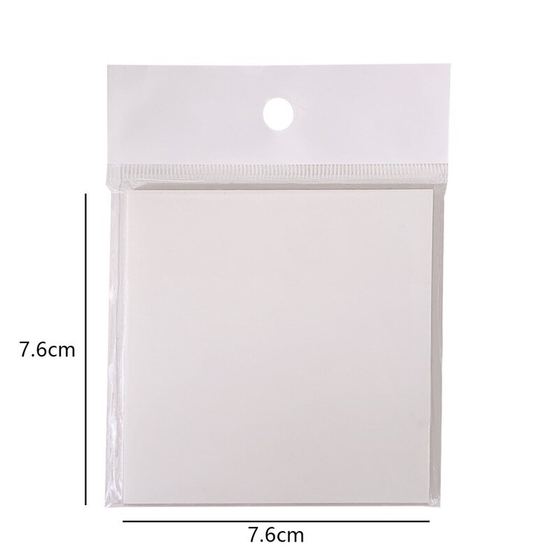 50 Sheets Waterproof PET Transparent Memo Pads Sticky Notes Daily To Do List Planner Notes Office School Supplies