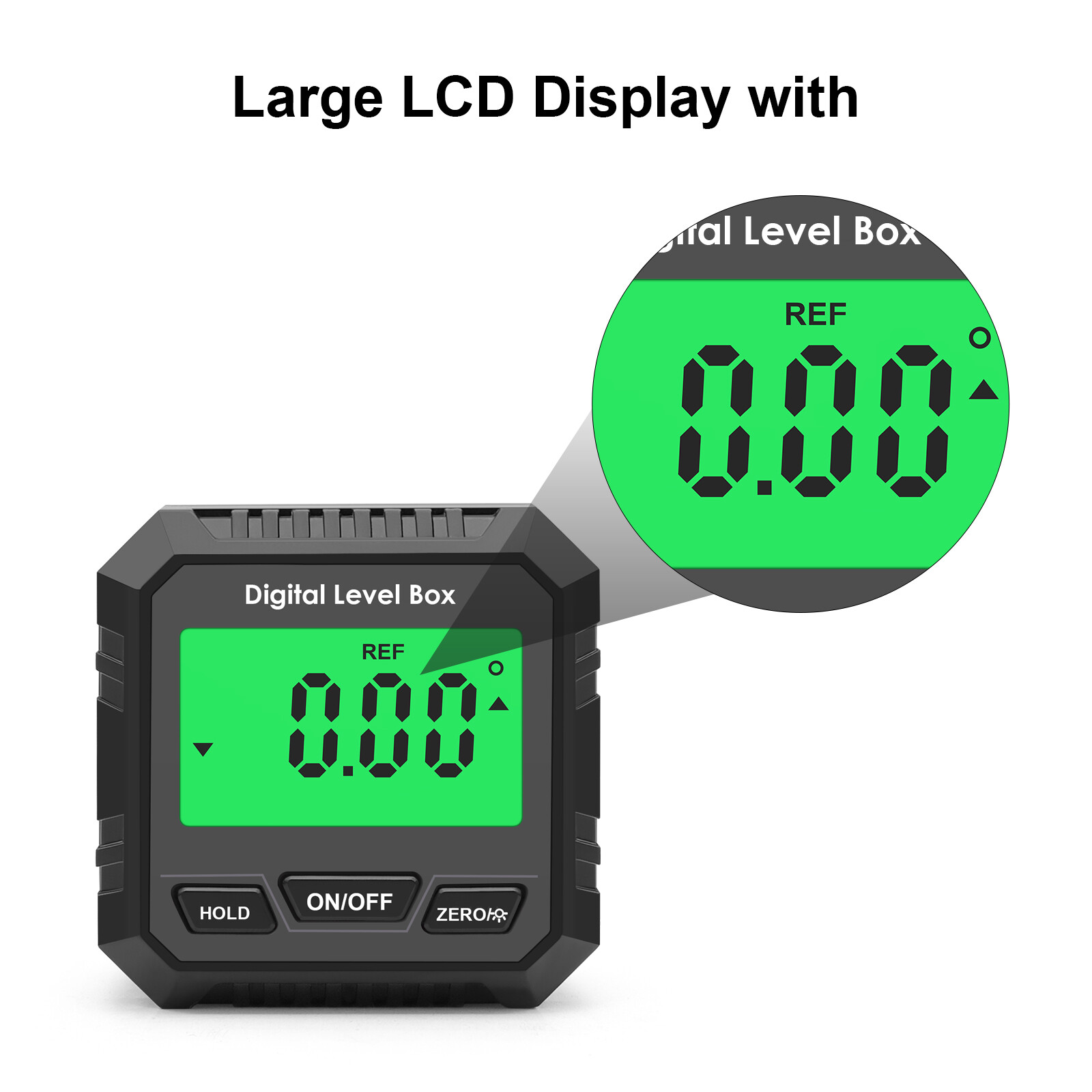 Digital Electronic Level and Angle Gauge, Angle Finder with Magnetic Base, Digital Inclinometer Angle Measuring Tool for Woodworking, Construction and Machinery.