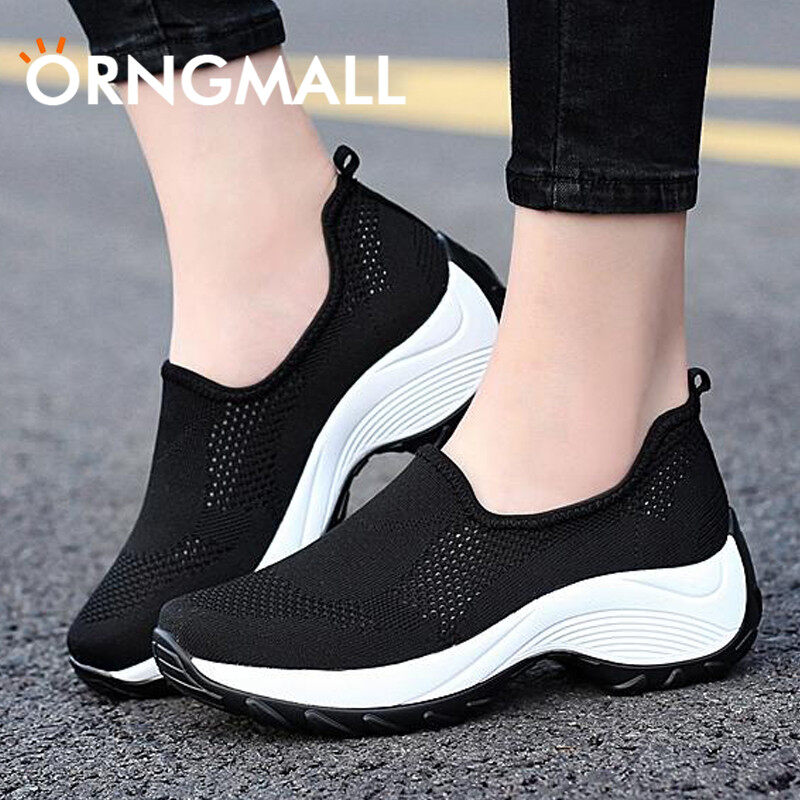 ORNGMALL Shoes Loafers for Women Shaking Shoes Sport Shoes Fashion Running Shoes