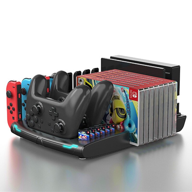 Đế Sạc Cho Nintendo Switch OLED Đế Sạc Bộ Điều Khiển Joy-Con Đế Lưu Trữ Cho NS Switch Phụ Kiện Joycon