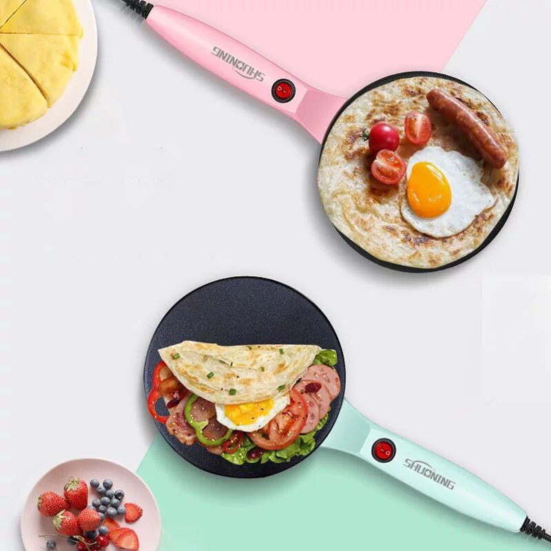 KS Pancake Machine Spring Cake Spring Roll Skin Melaleuca Electric Cake Pan Spring Cake Spring Roll Skin Melaleuca Fully Automatic Mini Household Pancake Machine