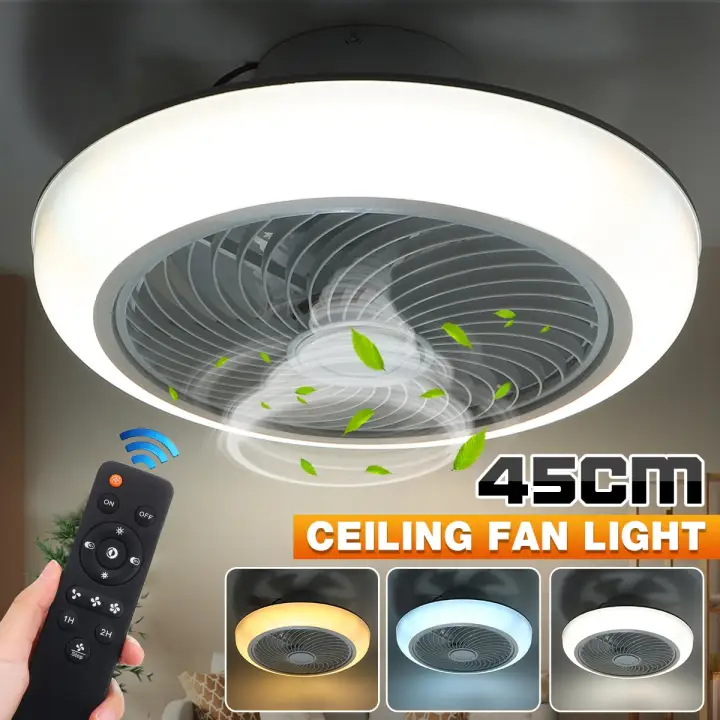 Modern Ceiling Fan With Lights Remote, Remote Control Ceiling Fan Light