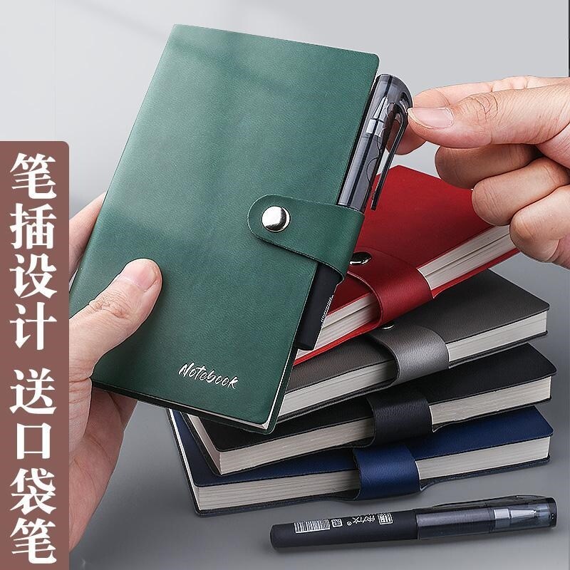 【hot】 Small A7 Small Notebook A6 Portable Portable Note Book with Pen Pocket Note Record Small