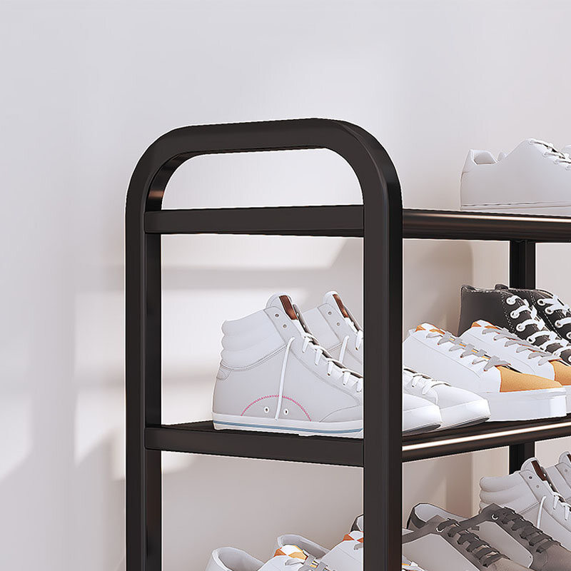 Shoe rack home dormitory door simple shoe rack multi-layer dustproof storage shoe cabinet small assembly shoe rack