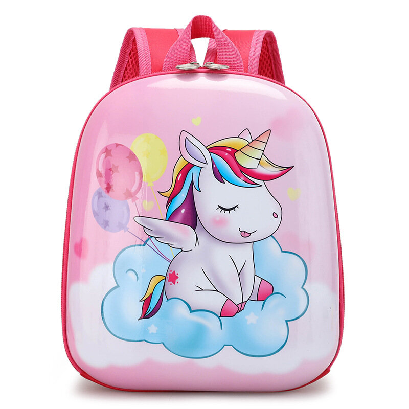 YA ZHOU LONG// Preschool School Bag, Kindergarten Backpack, 2-6 Years Old, Elementary and Secondary Class, Cartoon Princess, Ultraman Eggshell Backpack