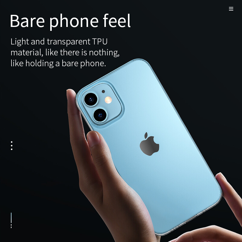 Ốp HOCO Trong Suốt Mới 2021 Cho iPhone 13/ iPhone 13 Pro / iPhone 13 Pro Max Ốp Lưng Silicone TPU Siêu Mỏng