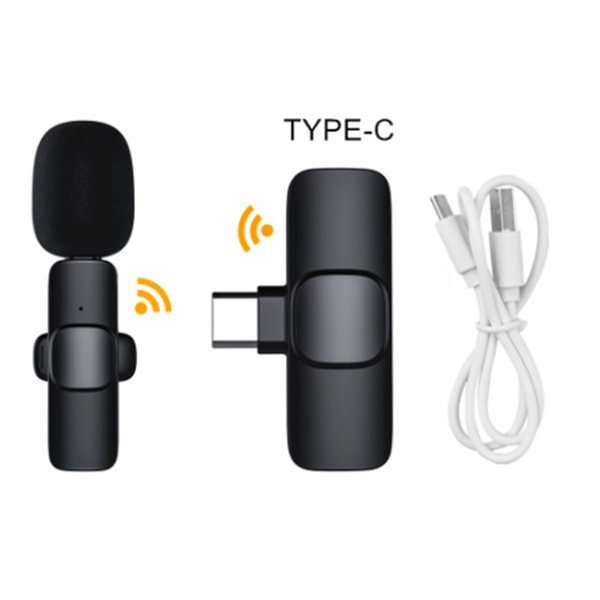 Micro Lavalier Không Dây Cho iPhone Điện Thoại Android Micro Không Dây Mini Thu Âm Kèm YouTube Facebook Vlog TikTok Phát Sóng Trực Tiếp