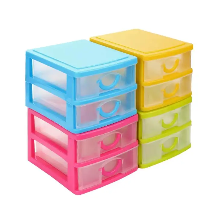 Durable Plastic Mini Desktop Drawer Sundries Case Small Objects