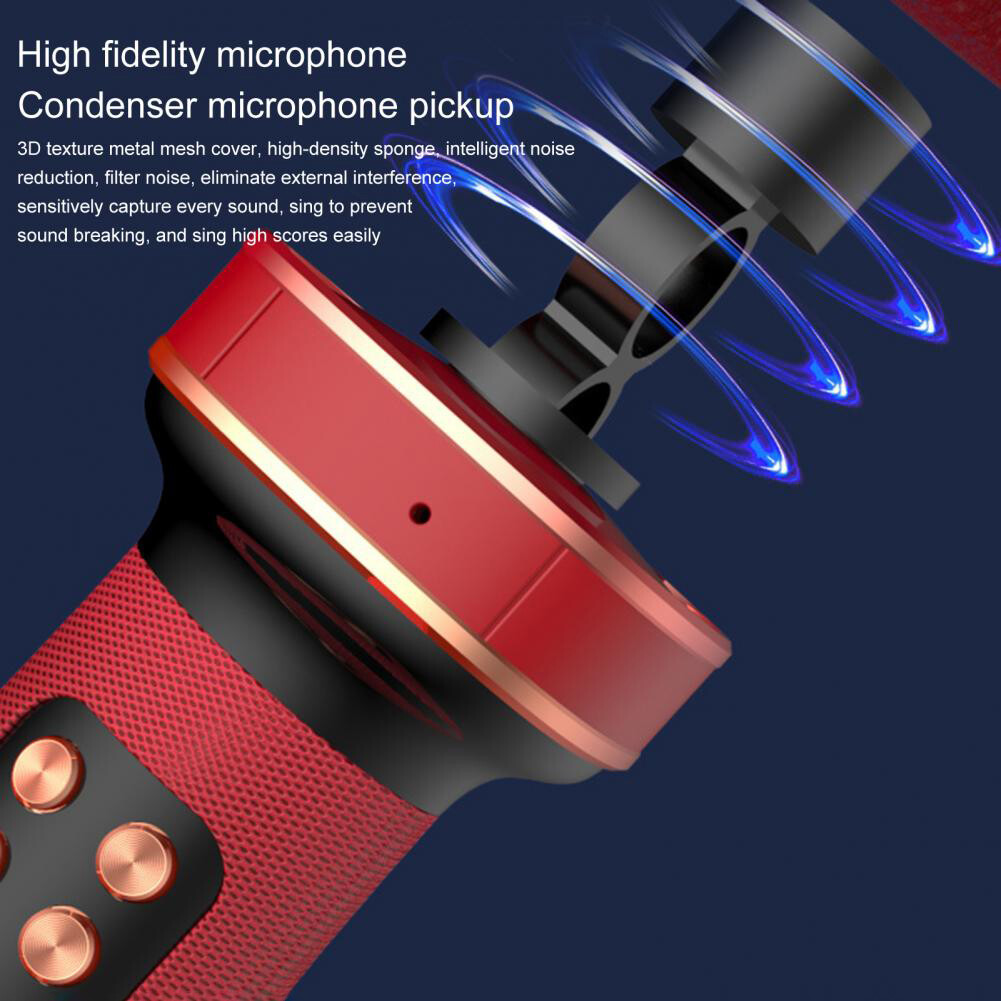 Micrô Không Dây Tương Thích Bluetooth WS-898 + FM + Loa Âm Thanh Thay Đổi Giọng Nói