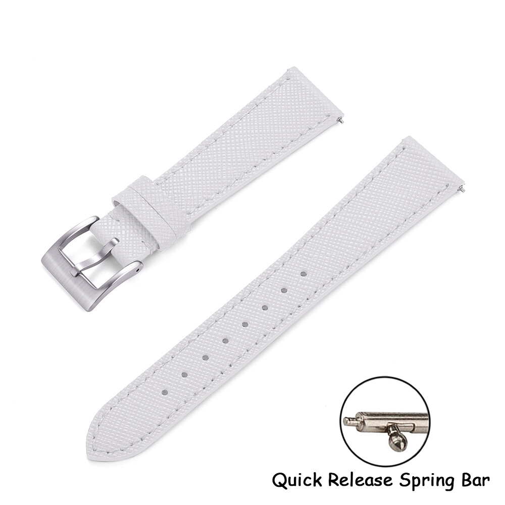 Top Grain Leather Watch Strap Saffiano Leather Popular Watchband