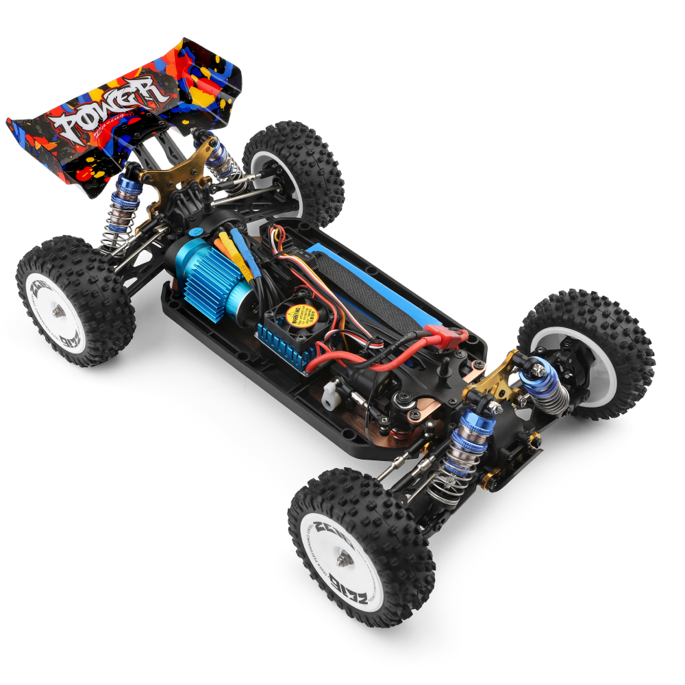 Wltoys 124007 1/12 2.4G 4WD รถ RC ไร้แปรง75กม./ชม. โมเดลหุ่น