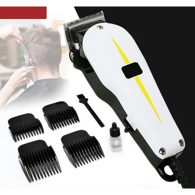 ??Ready Stock +FREE??Hair & beard clipper Professional Hair Clipper Rechargeable Trimmer Groomer Shave Machin
