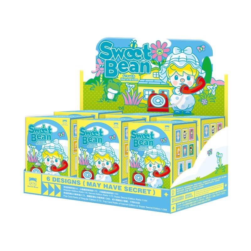 POP MART Sweet Bean Growth Illustration Series Figures Blind Box