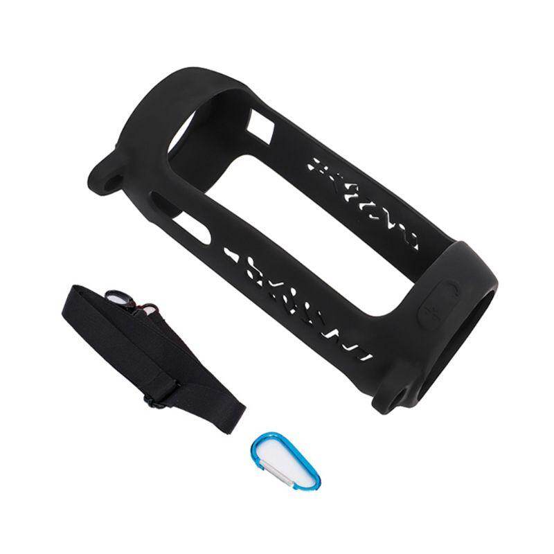 Bluetooth Speaker Case Silicone Case Cover With Strap Carabiner For -JBL Pulse 4 Wireless Bluetooth Speaker case