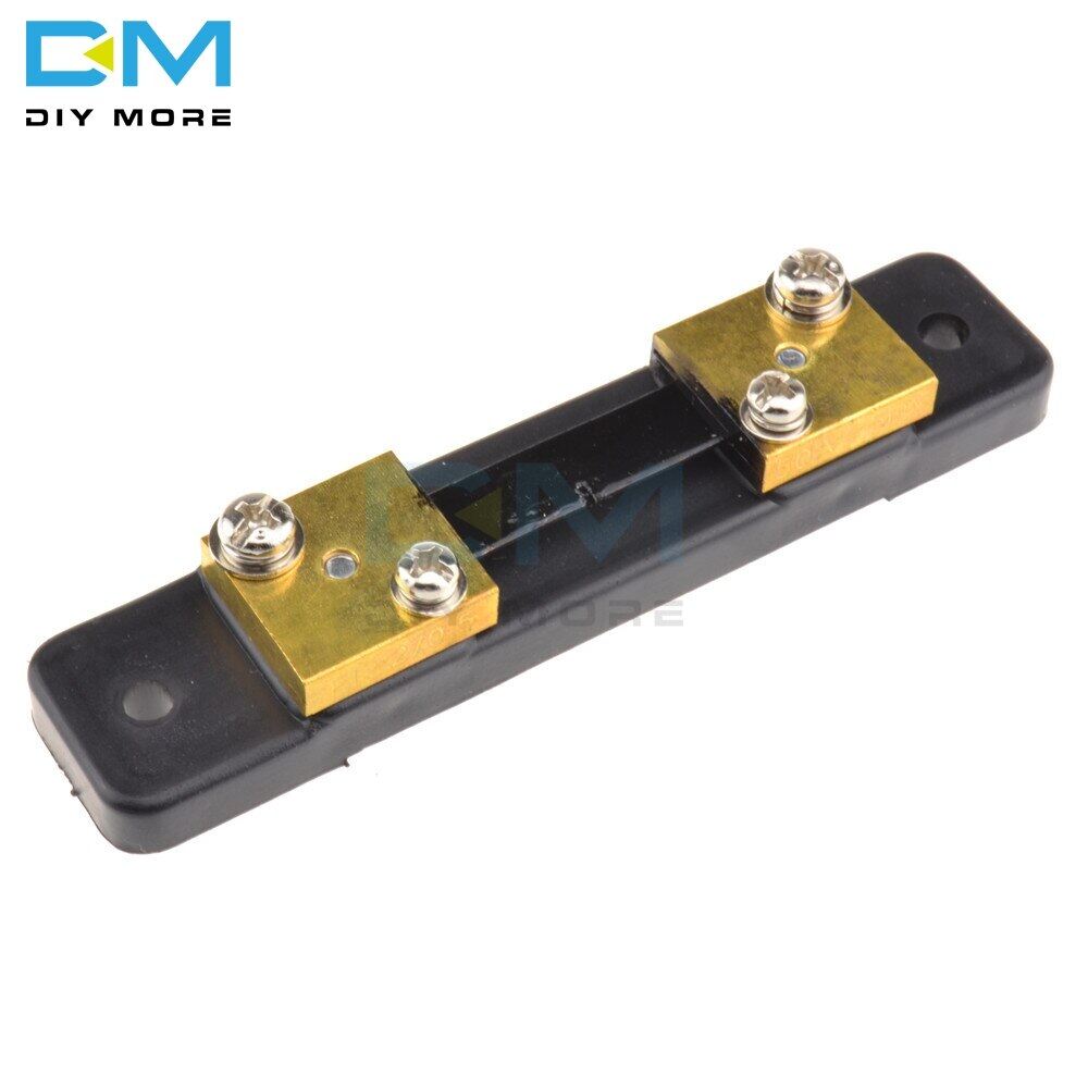 Original diymore AC DC 75mV 50A Resistor Amp Panel Meter Ammeter Shunted Expanding Current Shunt Resistor Tester For Digital Amp