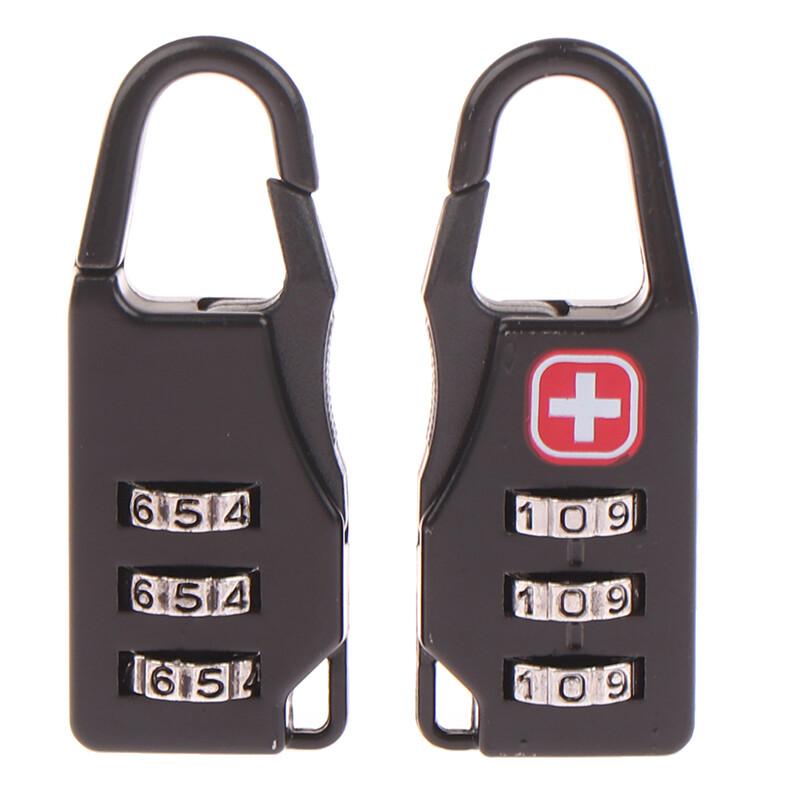 SHENGHAN Portable Alloy Mini Lock Padlock Outdoor Combination Code Number Lock