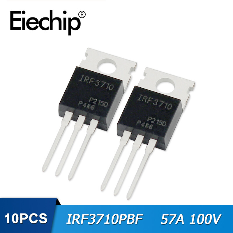 10pcs irf3710pbf irf3710 mosfet transistor 57a 100v to-220