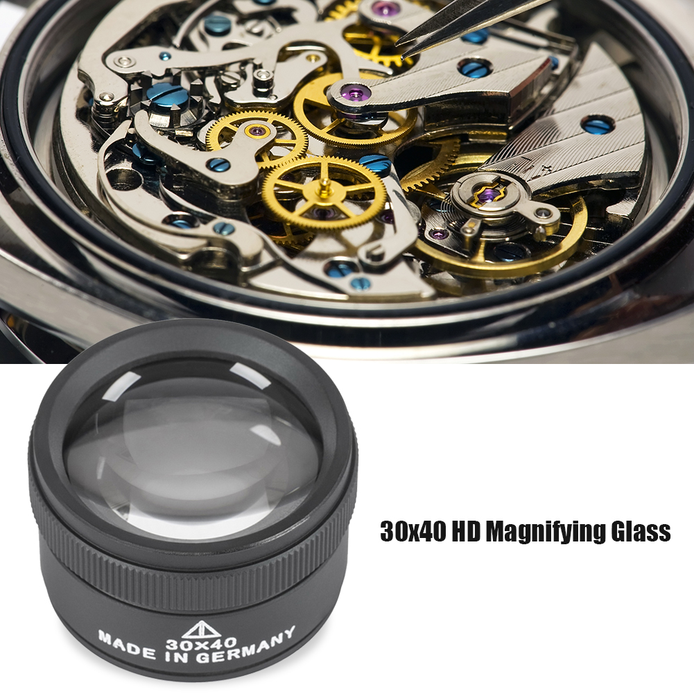 1Pc 30X40 HD แว่นขยาย Jewellers Monocle Loupe Loop แว่นขยายพกพาแว่นขยาย ...