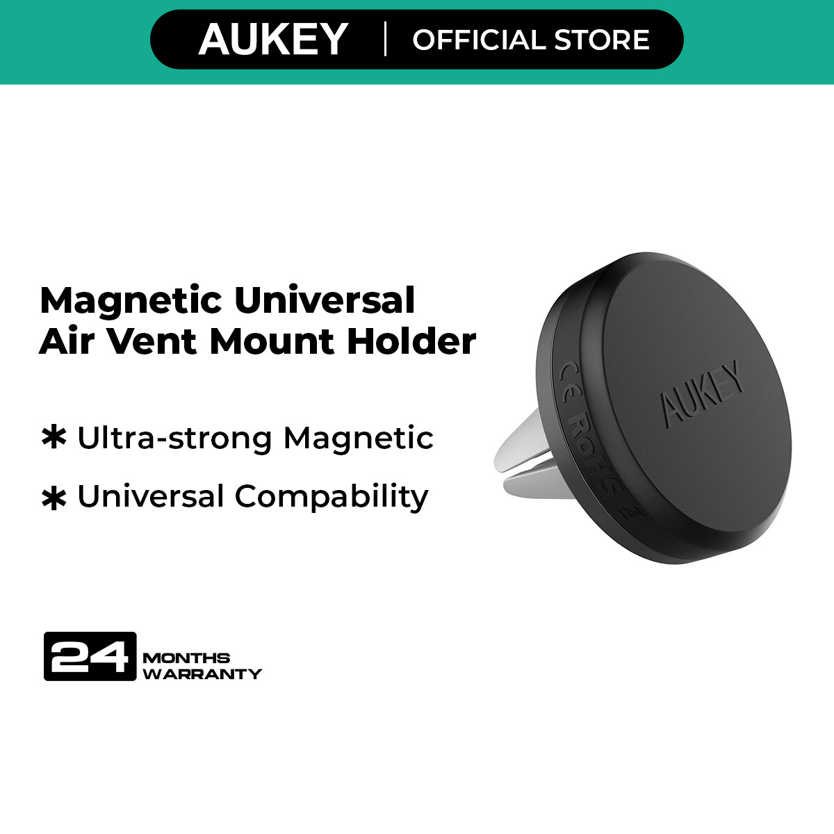 HD-C5 AUKEY Universal Magnetic Cradle-less Car Air Vent Mount