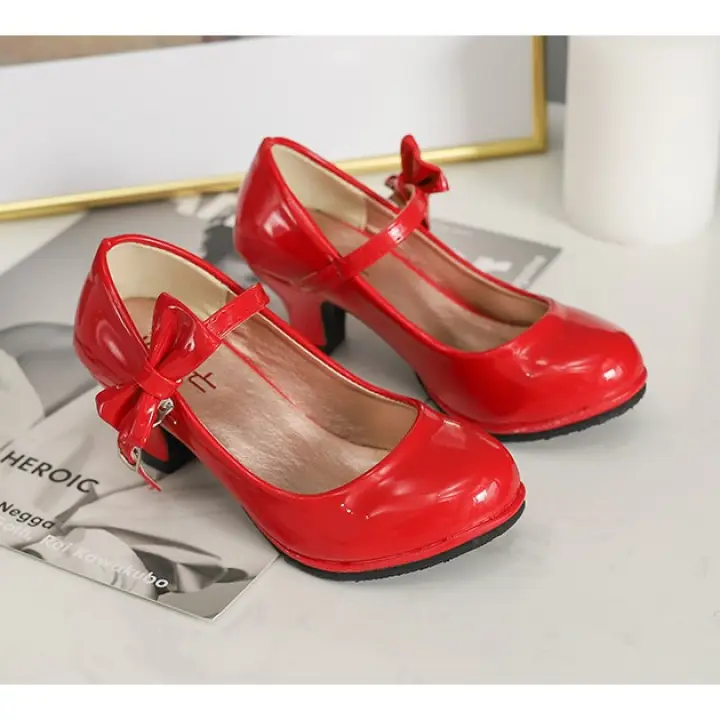 kids red dress shoes