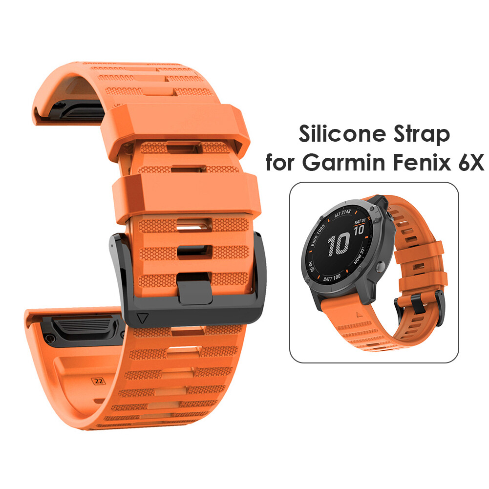 Replacement Silicone Band Strap for Garmin Fenix 6X 5X 3 D2 Tactix Bravo