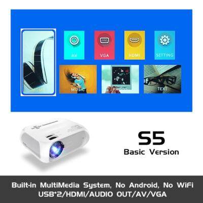 ดูภาพ ทีวีจริง S5 Full Hd Led โปรเจคเตอร์4K 3800 Lumens HDMI-USB ที่เข้ากันได้1080P แบบพกพาโปรเจคเตอร์ภาพยนตร์ Beamer พร้อมของขวัญ <br/>เพิ่มเติม ทีวีจริง S5 Full Hd Led โปรเจคเตอร์4K 3800 Lumens HDMI-USB ที่เข้ากันได้1080P แบบพกพาโปรเจคเตอร์ภาพยนตร์ Beamer พร้อมของขวัญ