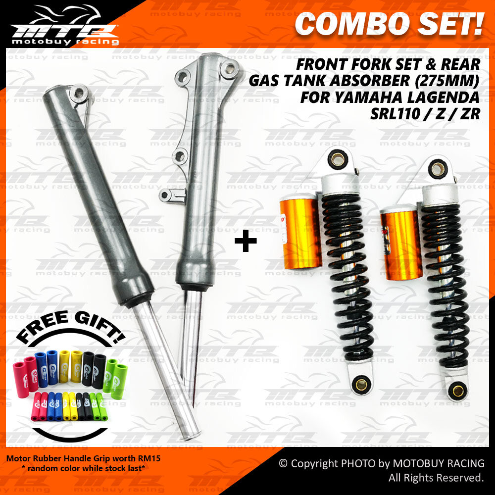 Combo Set Front Fork Set And Gas Tank Absorber For Yamaha Lagenda Srl110 Z Zr Lazada