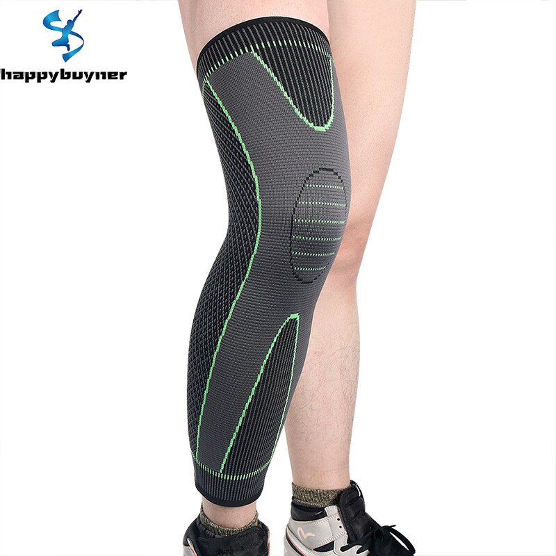 Happybuyner Sport Knee Pads Men Gym Sports Runing Gracy Socks Men Knee Sleeve Power Lifting Weight Patella Support Brace Protector Socks